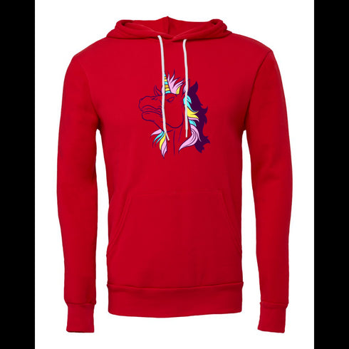 Colorful Unicorn Bella canvas hoodie 3719